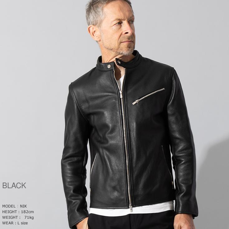 Liugoo Leathers LIUGOO 本革 シングルライダース メンズ リューグー