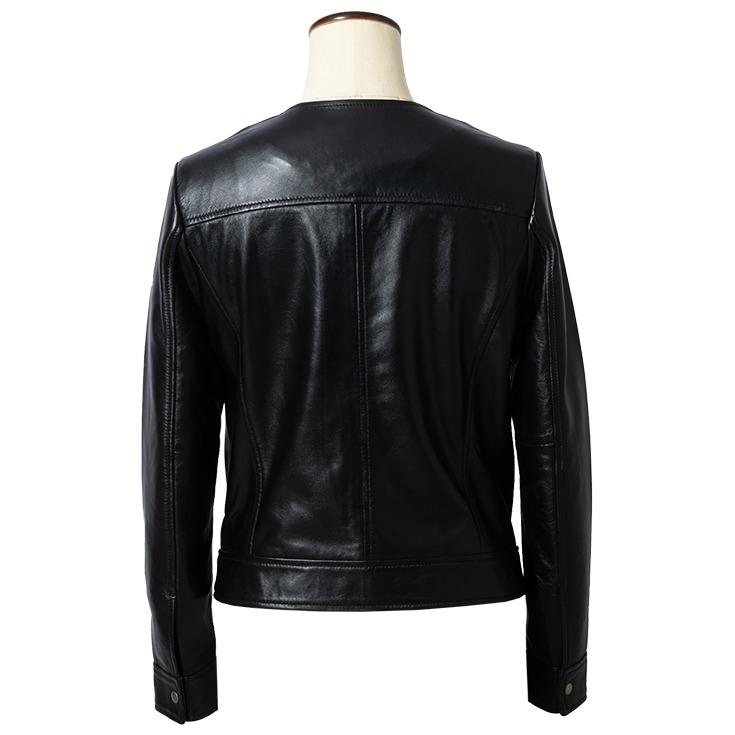 Liugoo Leathers 【20周年記念20%OFFクーポン】LIUGOO 本革 ノーカラー