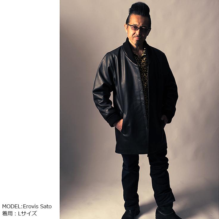 fur-griser レザーコート　ブラック　Mサイズ fur-griser レザーコート ブラック Mサイズ