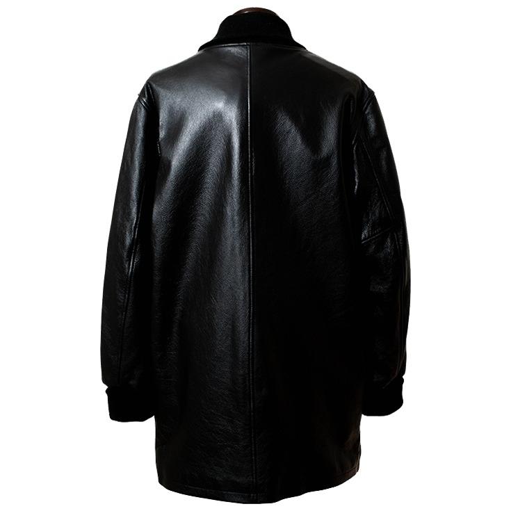 【30%OFFクーポン】Liugoo Leathers 本革 レザーロングファラオコート メンズ リューグーレザーズ COT56A  レザーファラオコート　ファラオジャケットの画像