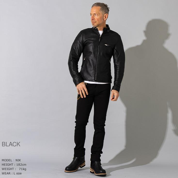 Liugoo Leathers 本革 メッシュレザーシングルライダース メンズ Liugoo Leathers 本革 メッシュレザーシングルライダース メンズ