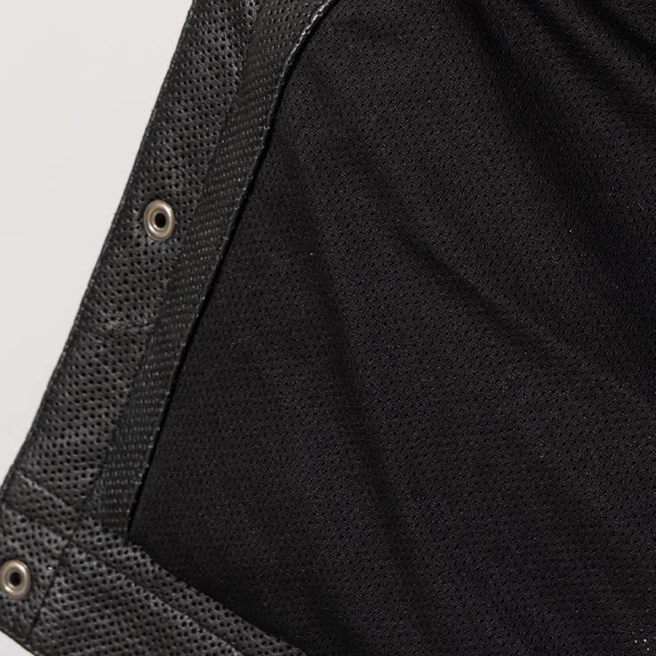 【20周年記念20%OFFクーポン】Liugoo Leathers 本革 メッシュレザーバイカーベスト メンズ リューグーレザーズ VST08A  レザーベスト バイカーベスト MCベスト | Liugoo Leathers | 13