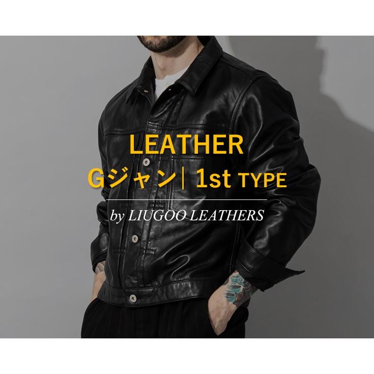 美品【LIUGOO LEATHERS】（M）レザージャケット 羊革 本革 短丈 美品【LIUGOO LEATHERS】（M）レザージャケット 羊革 本革 短丈 Liugoo