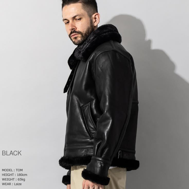 Liugoo Leathers 本革 B-3フライトジャケット メンズ リューグーレザーズ MIL09A  フライトジャケット ボマージャケット |  | 09