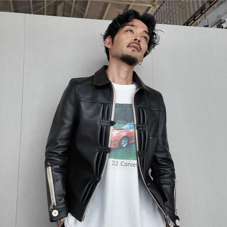 NEIL VALLETレザーブルゾン VaLLet 本革 レザージージャン メンズ ヴァレット VALLET06AN レザー