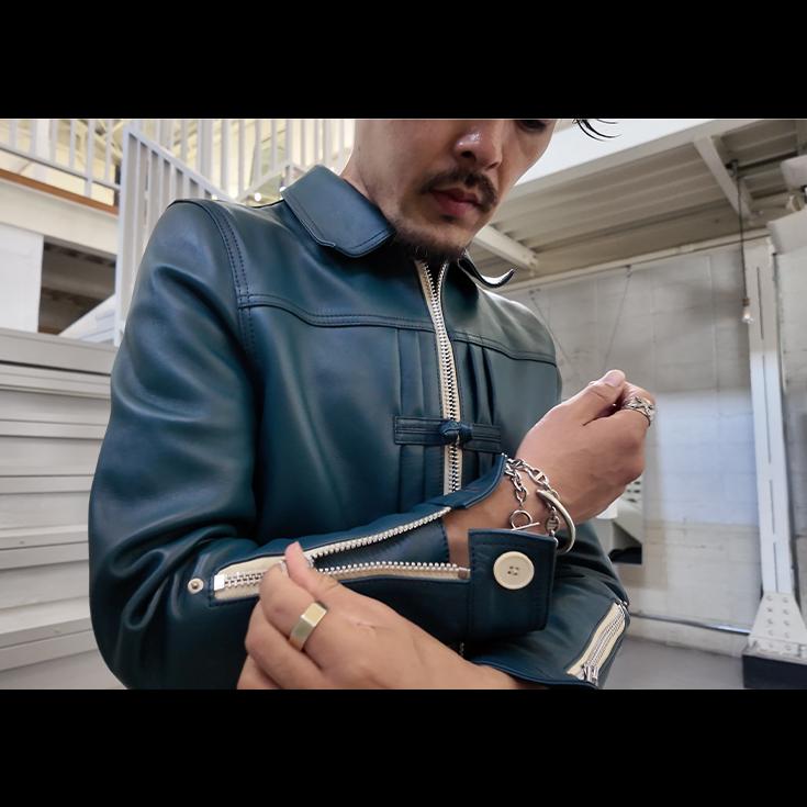 VaLLet 本革 レザージージャン メンズ ヴァレット VALLET06VG  レザージャケット レザーGジャン |  | 09