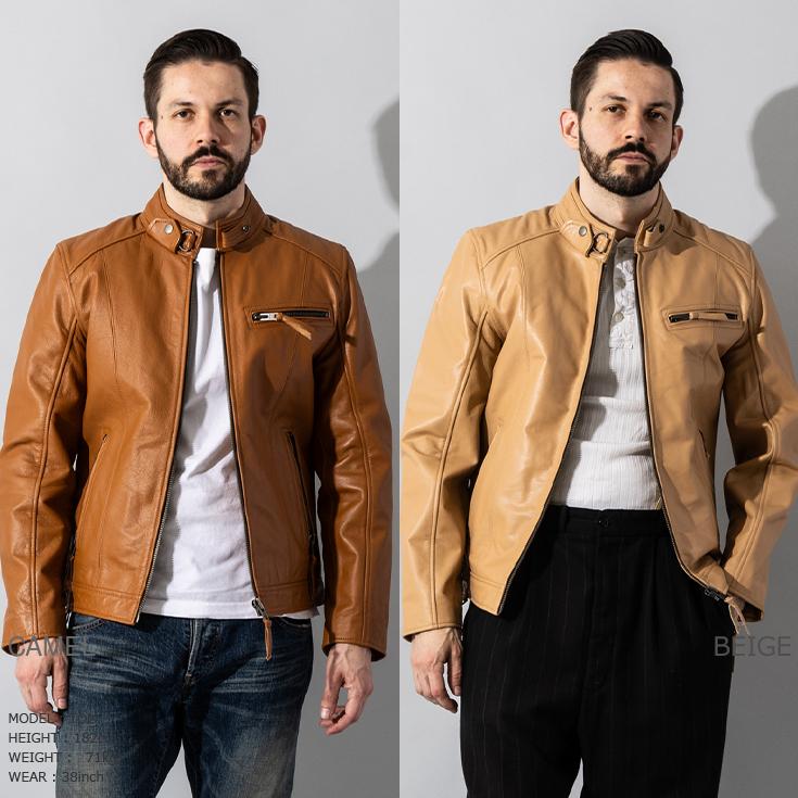 Liugoo Leathers 【50%OFFクーポン】Liugoo Leathers 本革 シングル