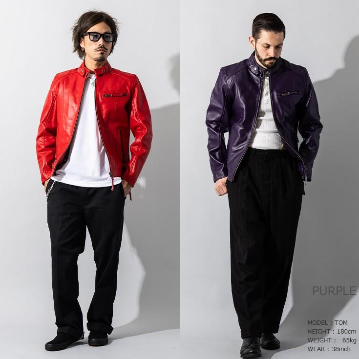 liugoo leathers シングルライダース　馬革　レザージャケット　4L Liugoo Leathers 【10/31まで10%OFFクーポン】Liugoo Leathers 本革