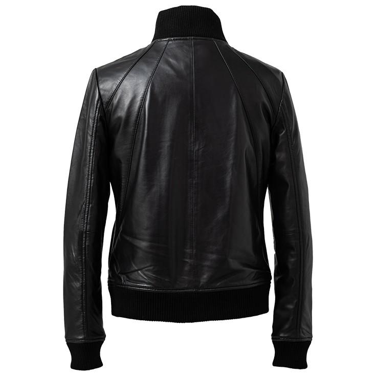 リューグーレザー　リブ付きトラックジャージ　Lサイズ　黒 Liugoo Leathers 【アウトレットSALE30%OFF中】LIUGOO 本革 レザー