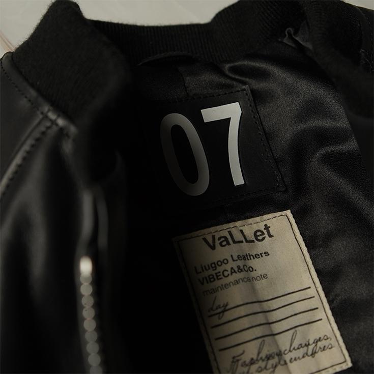 VaLLet 本革 レザースタジャン メンズ ヴァレット VALLET07VG  レザージャケット レザースタジャンの画像