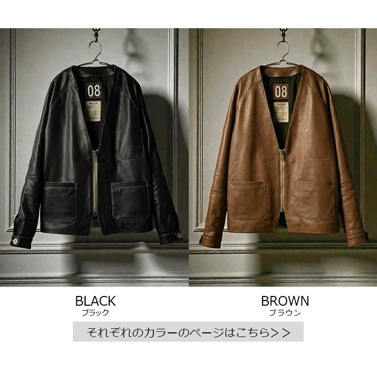 VaLLet 本革 レザーカーディガン メンズ ヴァレット VALLET08AN レザー