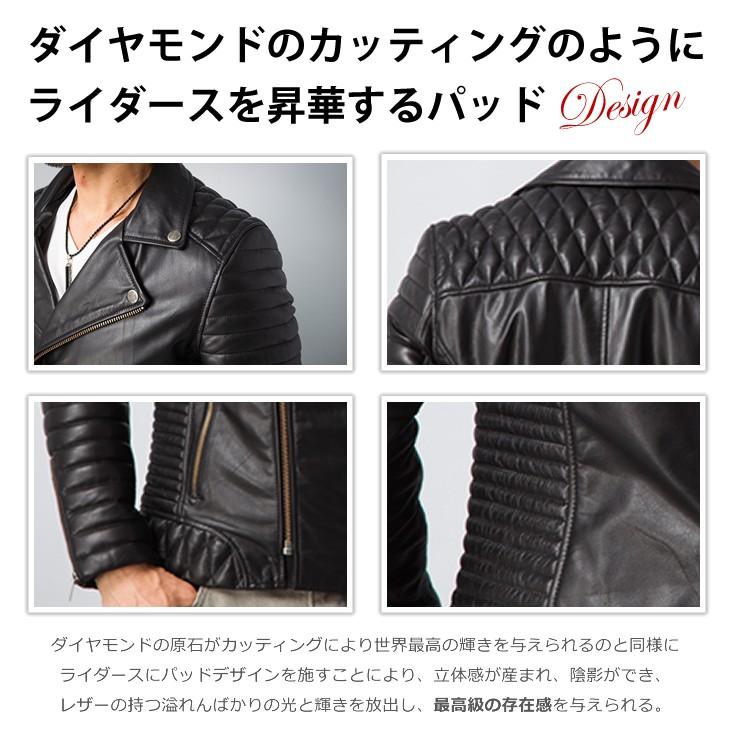 美品 リューグーレザー aZitator アジテーター ライダースジャケット aZitator 本革 パッドダブルライダースジャケット メンズ