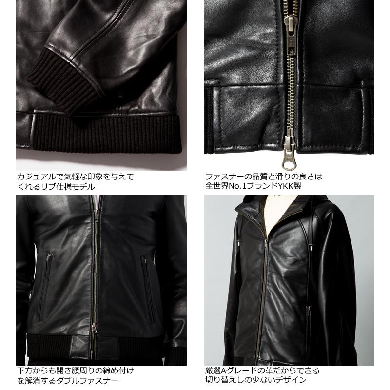 【20周年記念20%OFFクーポン】LIUGOO 本革 レザーハイネックパーカー メンズ リューグー PRK01A  レザージャケット ライダースジャケット AP | Liugoo Leathers | 11