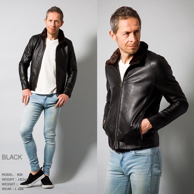 ケンケン LIUGOO 本革 ハイネックシングルジャケット メンズ LL 楽天市場】Liugoo Leathers 本革 高機能防寒仕様襟ボア