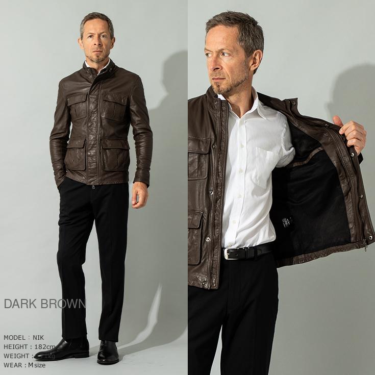 Lugoo Leathers レザージャケット M 黒 NEW COLLECTION - レザージャケット 革ジャン 本革専門通販