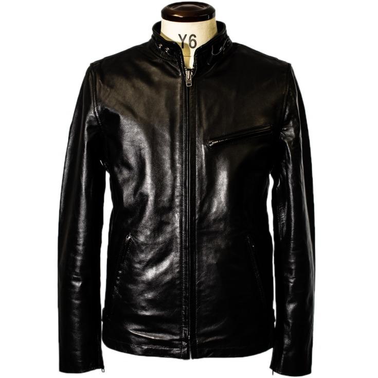 Liugoo Leathers 本革 シングルライダースジャケット メンズ Liugoo Leathers 本革 シングルライダースジャケット メンズ