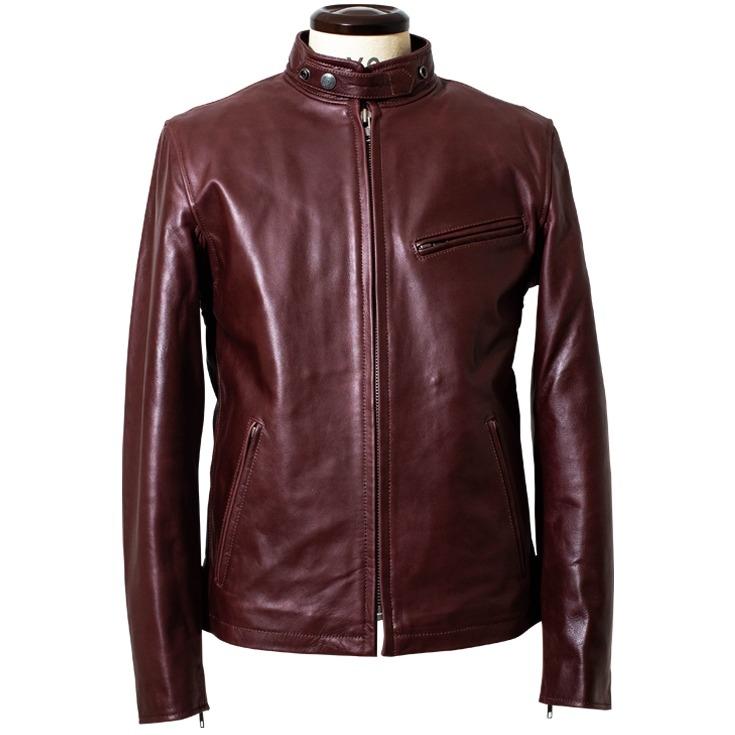 Liugoo リューグーレザーズ シングルライダース SRS01A Liugoo Leathers 本革 シングルライダースジャケット メンズ
