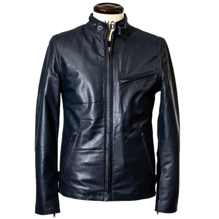 Liugoo リューグーレザーズ シングルライダース SRS01A Liugoo Leathers 本革 シングルライダースジャケット メンズ