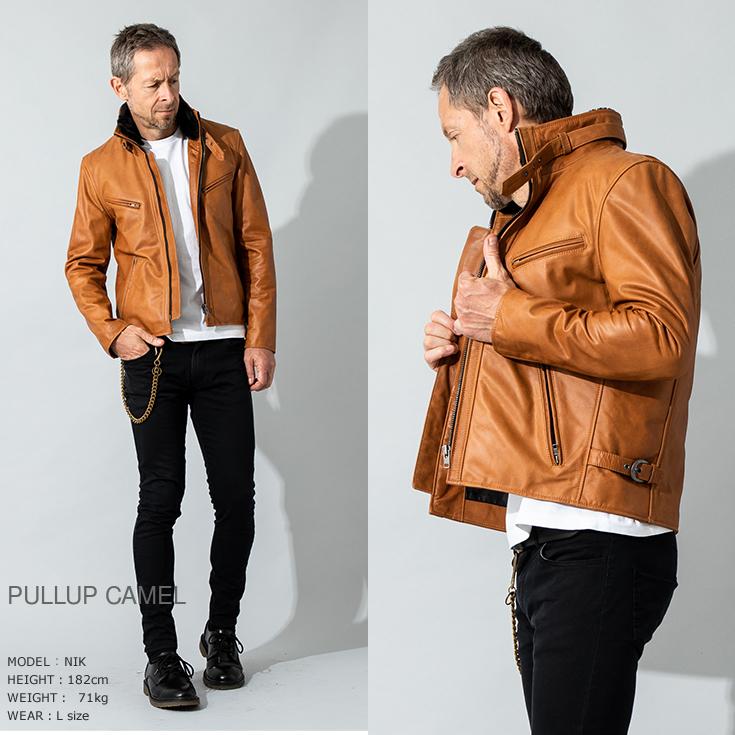 Liugoo Leathers 本革 襟ボアハイネックシングルライダースジャケット メンズ リューグーレザーズ Wng01a Pfumjks N1336 02 本革レザージャケットのリューグー 通販 Yahoo ショッピング