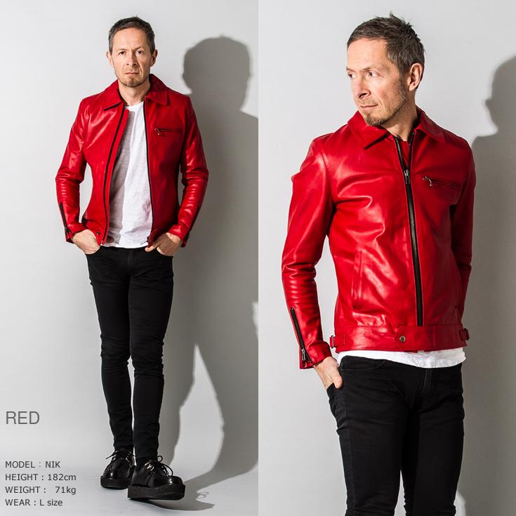 Liugoo Leathers 本革 UK襟付きシングルライダースジャケット Liugoo Leathers 本革 UK襟付きシングルライダースジャケット