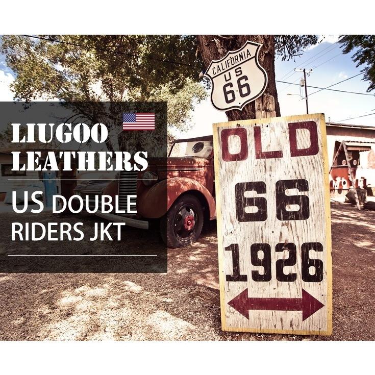 Liugoo Leathers 本革 ダブルライダースジャケット 安い 激安 プチプラ 高品質 メンズ Dry01a レザージャケット リューグーレザーズ Ap バイカージャケット