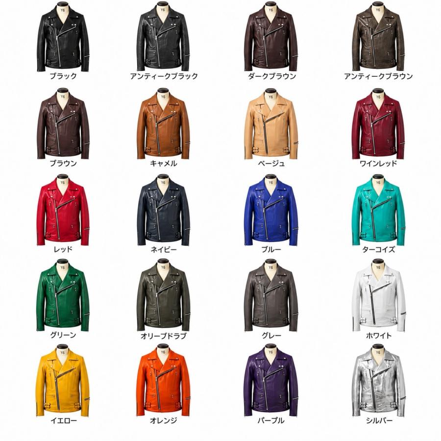 10/31まで10%OFFクーポン】Liugoo Leathers 本革 UKクラシック ダブル