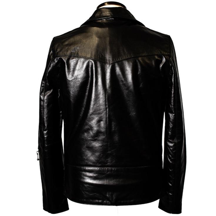 Liugoo Leathers 本革 UKダブルライダースジャケット メンズ Liugoo Leathers 本革 UKダブルライダースジャケット メンズ