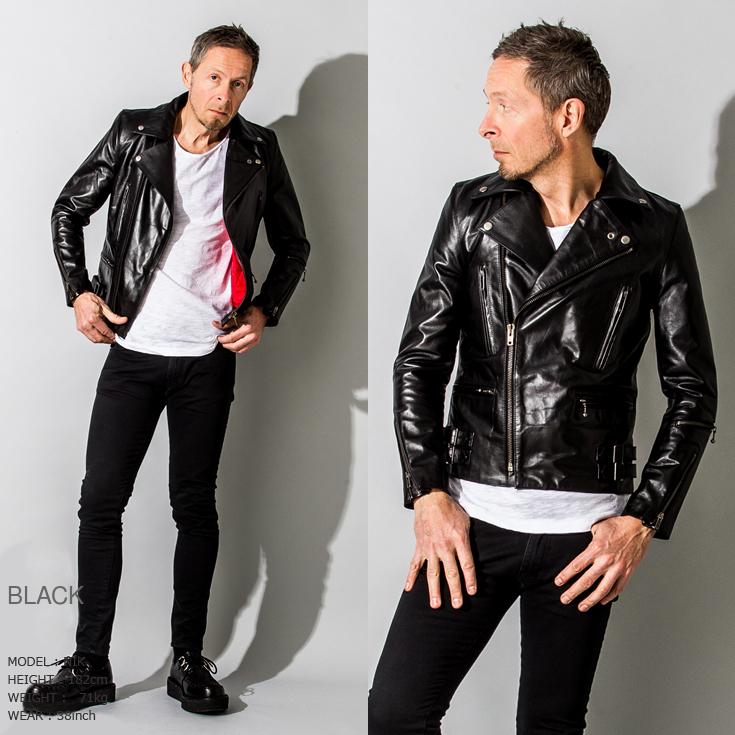 リューグーレザーズ 本革 UKダブルライダースジャケット Amazon | [Liugoo Leathers] [リューグーレザーズ] 本革 UK