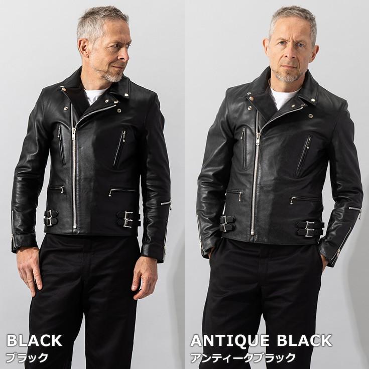 【美品】Liugoo Leathers リューグーレザーズ ライダース LL Liugoo Leathers 本革 UKダブルライダースジャケット 着脱ライナー付