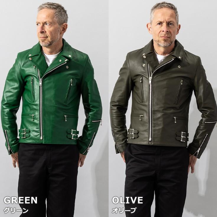 10/31まで10%OFFクーポン】Liugoo Leathers 本革 UKクラシック ダブル