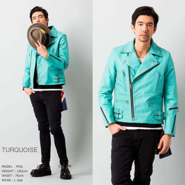 Liugoo Leathers 本革 UKダブルライダースジャケット メンズ Liugoo Leathers 本革 UKダブルライダースジャケット メンズ