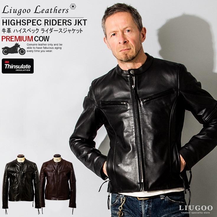 Liugoo Leathers 本革 高機能防寒仕様シングルライダースジャケット メンズ リューグーレザーズ SRSCW01C レザージャケット  バイカージャケット : pptmjks-n0001-bk01 : 本革レザージャケットのリューグー - 通販 - Yahoo!ショッピング