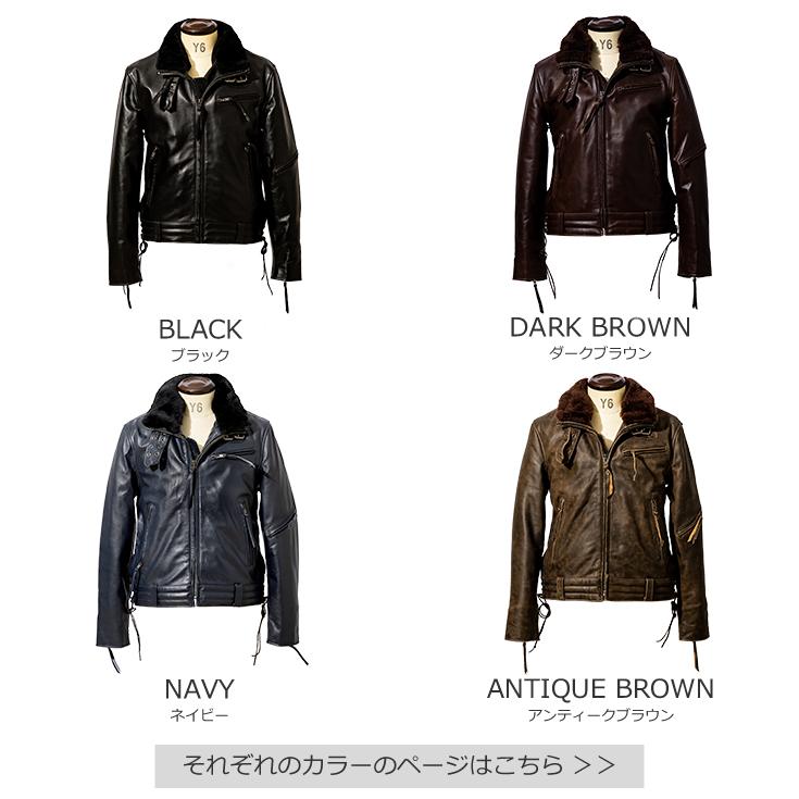 Liugoo Leathers 本革 高機能防寒仕様襟ボアハイネックシングル Liugoo Leathers 本革 高機能防寒仕様襟ボアハイネックシングル