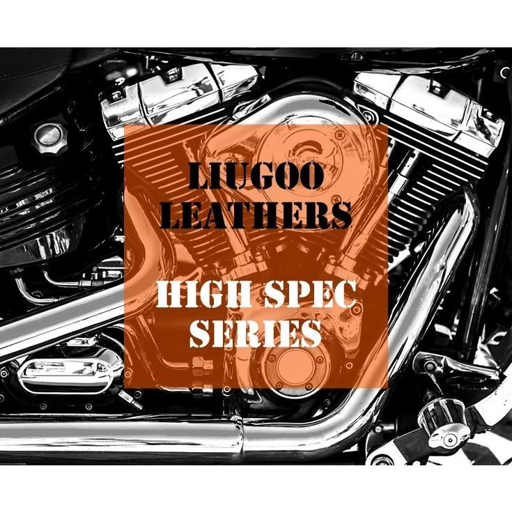 Liugoo Leathers 本革 レギュラーフィットレザーパンツ 着脱インナー