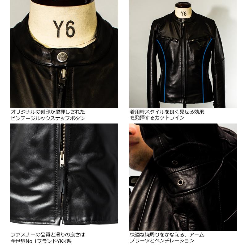 Liugoo Leathers 本革 高機能防寒仕様シングルライダースジャケット Liugoo Leathers 本革 高機能防寒仕様シングルライダース