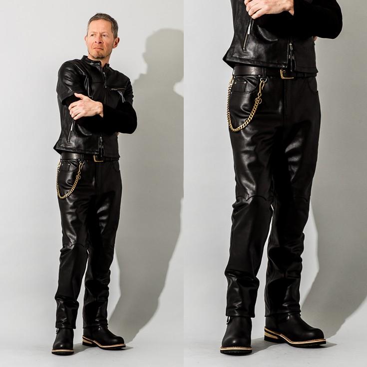 Liugoo Leathers 【20周年記念10%OFFクーポン】本革 メッシュレザー