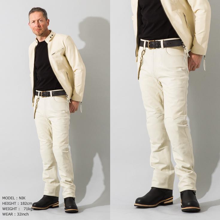 【20周年記念10%OFFクーポン】本革 メッシュレザーパンツ レギュラーフィット メンズ STP04B  レザーパンツ 本革パンツ 本皮パンツ ライダースパンツ 黒 | Liugoo Leathers | 09
