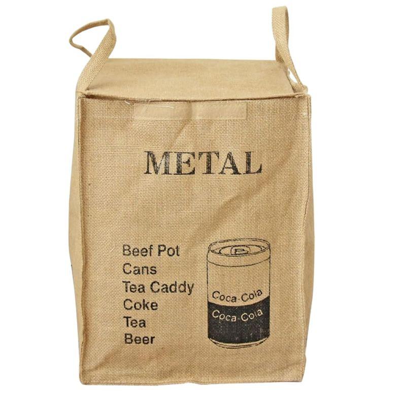 収納ボックス 蓋付き 衛生的 分別 ストッカー ランドリー バスケット リサイクル ボックス 洗濯カゴ ゴミ箱 ジュート 麻 折り畳み イン