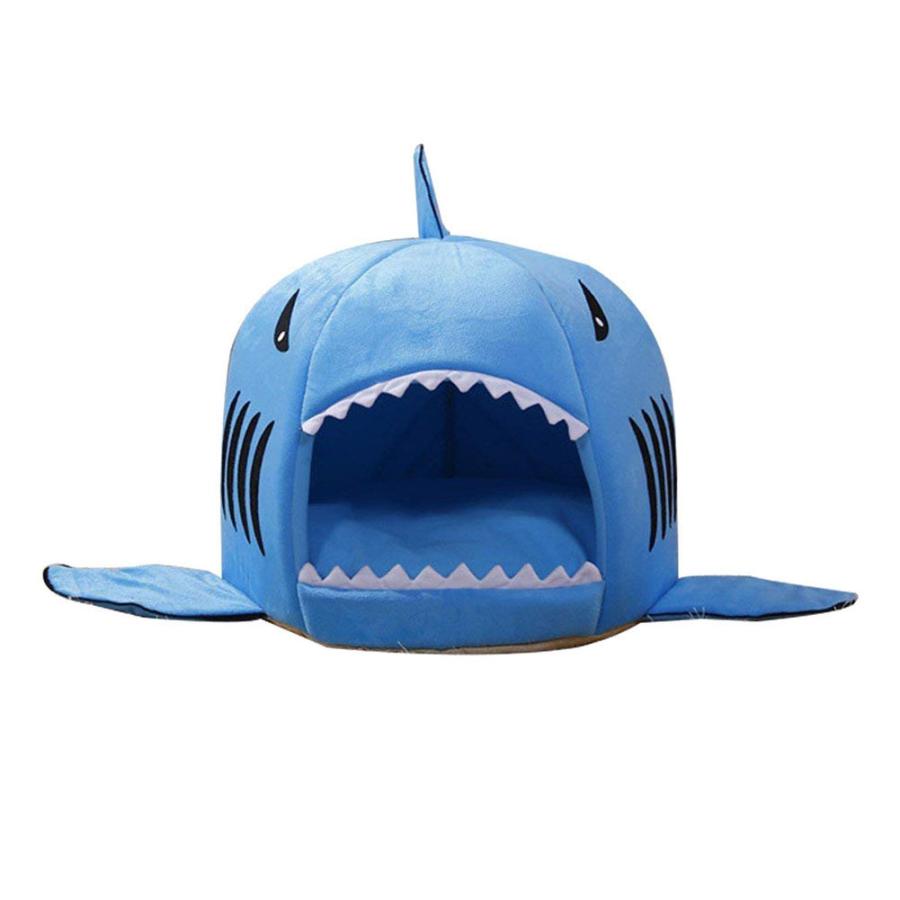 開店祝い ペット 犬 猫 温かい ソフト 犬小屋 室内 寝袋 サメ シャーク ベッド Dprd Jatimprov Go Id