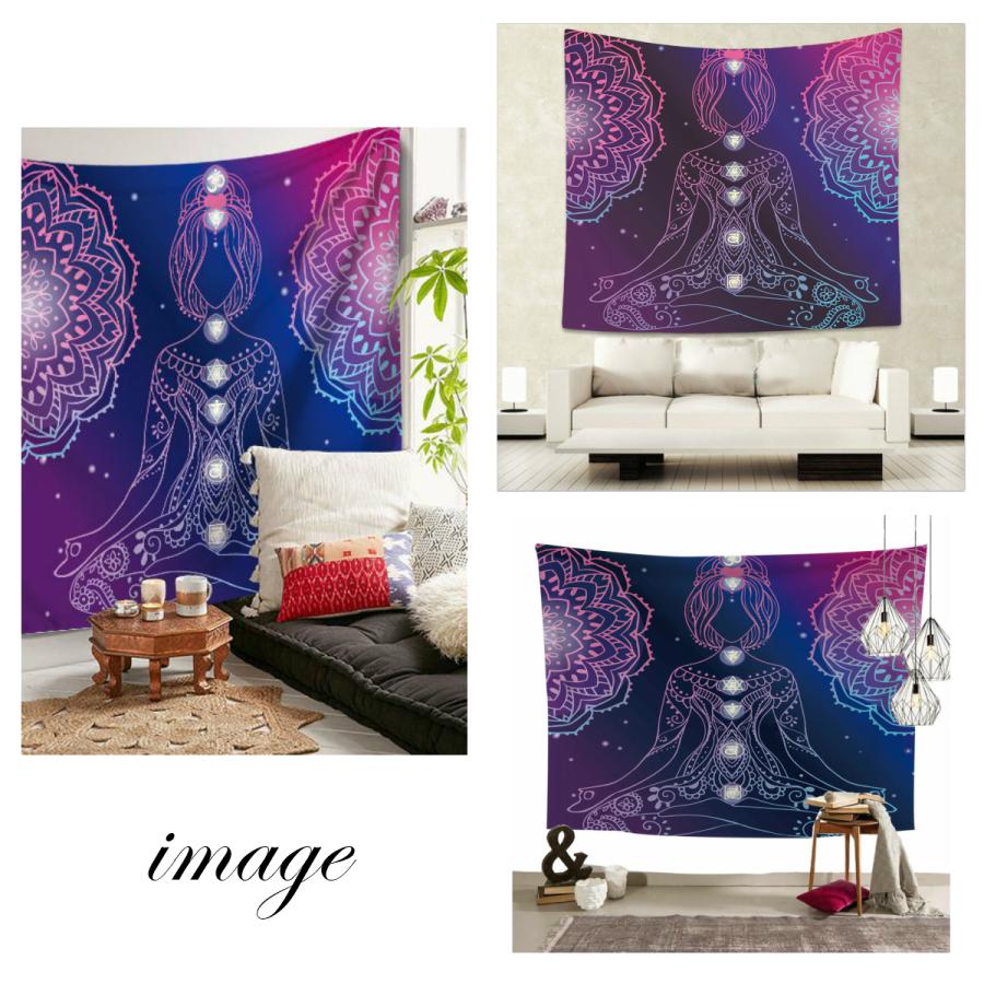インテリア タペストリー おしゃれ スピリチュアル チャクラ