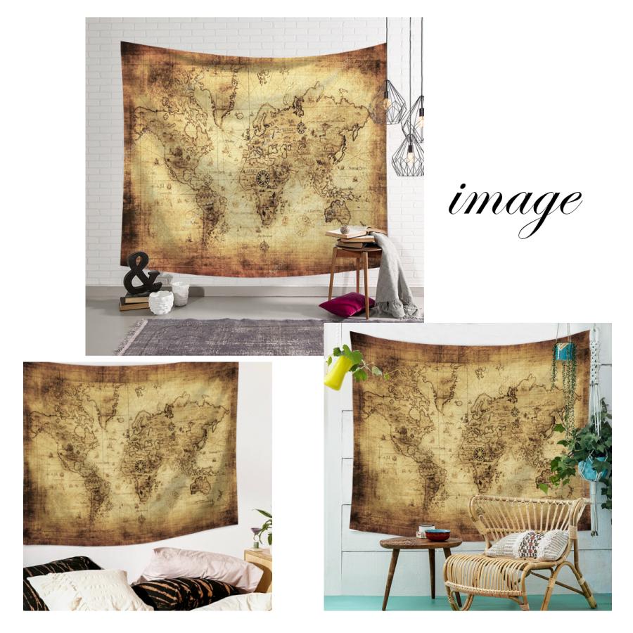 タペストリー 地図 世界地図 マップ ミニマルマップ 風景 アンティーク おしゃれ インテリア ポスター レトロ アート イラスト ヴィンテージ 大判 大きい 部屋 Oth 070 Live On 通販 Yahoo ショッピング