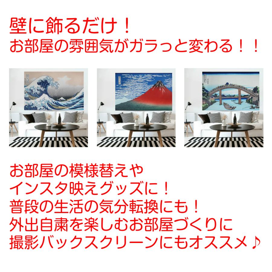 タペストリー 名画 富嶽 三十六景 葛飾 北斎 おしゃれ 和風 和モダン
