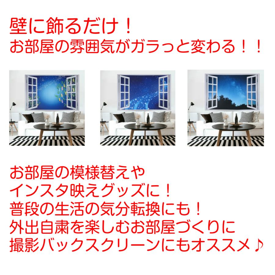 七夕 タペストリー 笹 飾り 短冊 天の川 おしゃれ 夏 季節 風景 大判 大きい だまし絵 癒し 部屋 飾り付け 窓 景色 ポスター オンライン飲み会 背景布 Oth 077 Live On 通販 Yahoo ショッピング