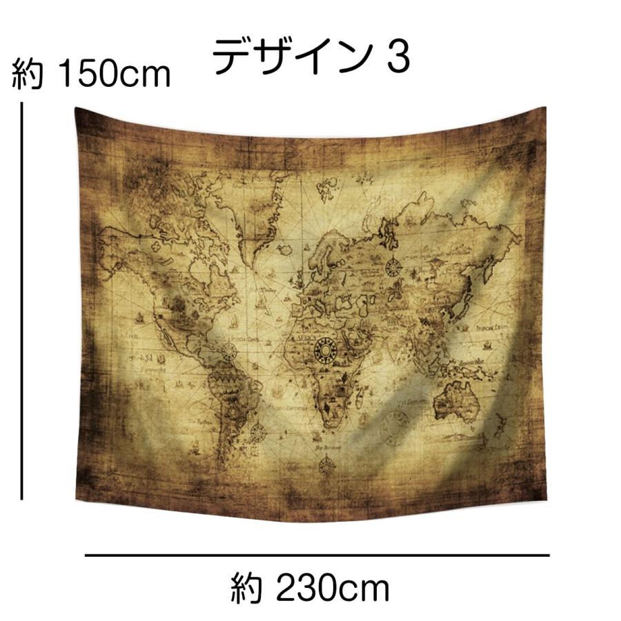 タペストリー 230cm 150cm 地図 世界地図 マップ ミニマル アンティーク おしゃれ インテリア ポスター レトロ アート イラスト ヴィンテージ 大判 Oth 1 Live On 通販 Yahoo ショッピング