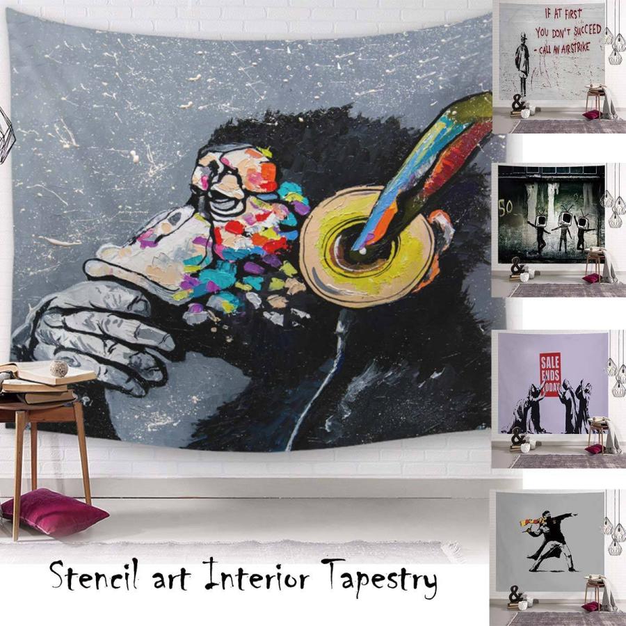 タペストリー ストリート アート グラフィティ インテリア 落書き ポスター パネル ファッション 布 部屋 雑貨 イラスト エアロゾールアート 背景布 Oth 298 Live On 通販 Yahoo ショッピング