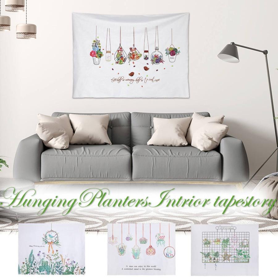 タペストリー 北欧 ハンギングプランター ボタニカル おしゃれ ナチュラル シンプル 植物 グリーン リーフ 癒し 部屋 飾り付け 窓インテリア コンパクト Oth 310 Live On 通販 Yahoo ショッピング