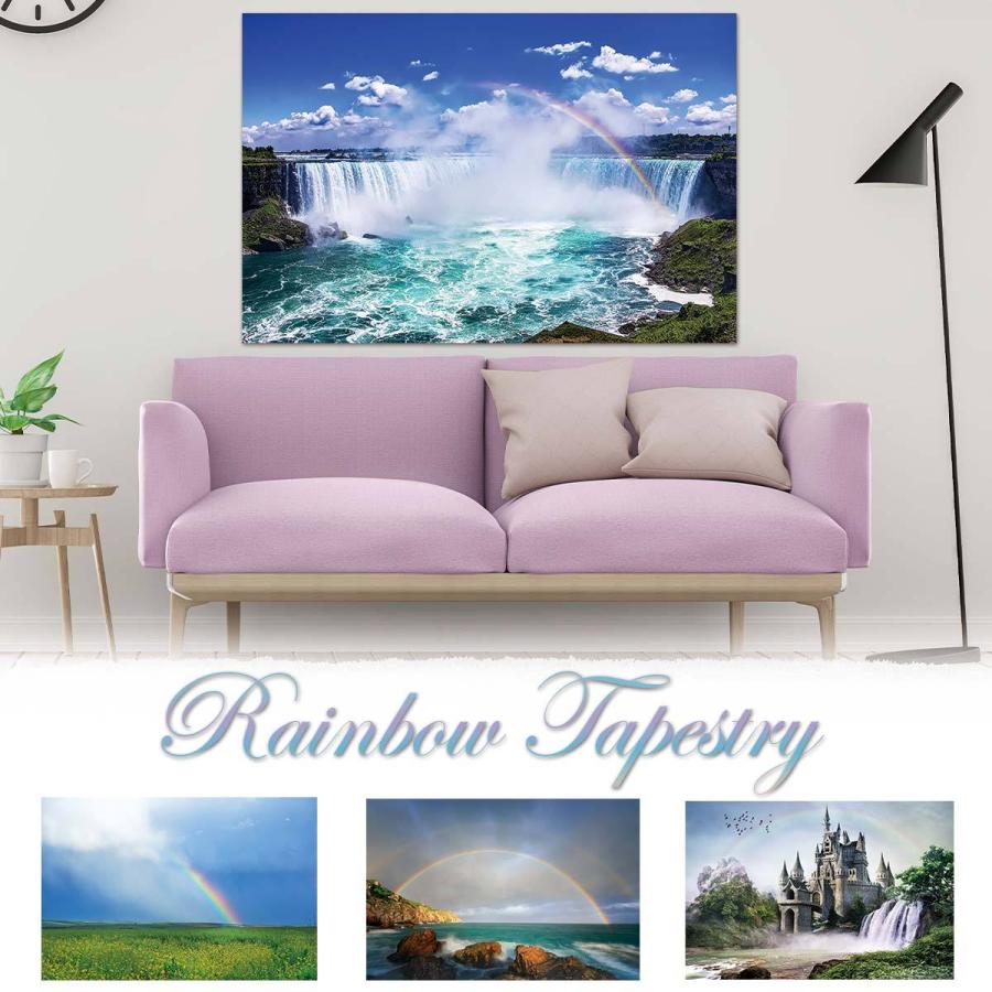 タペストリー 虹 レインボー 青空 七色 菜の花 滝 古城 ファンタジー 雲 景色 写真撮影 おしゃれ 大判 飾り付け 背景布 Oth 314 Live On 通販 Yahoo ショッピング