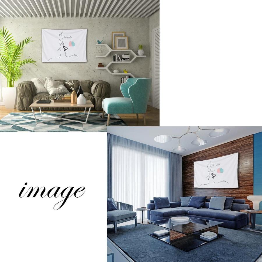 100cm 70cm タペストリー 北欧 線画 小さい おしゃれ ナチュラル シンプル モダン アート 癒し 部屋 飾り付け 窓 背景布 ファブリックポスター Oth 341 Live On 通販 Yahoo ショッピング