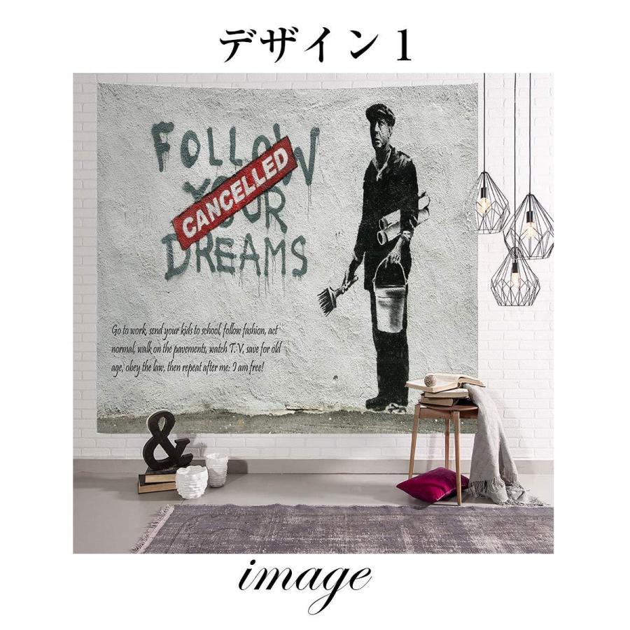タペストリー ストリート アート グラフィティ インテリア 落書き ポスター パネル ファッション 布 部屋 雑貨 イラスト エアロゾールアート 背景布 Oth 352 Live On 通販 Yahoo ショッピング