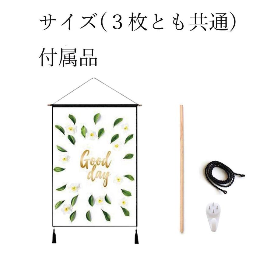 4円 希望者のみラッピング無料 タペストリー ボタニカル 壁掛け 北欧 3枚セット おしゃれ ナチュラル シンプル 植物 グリーン リーフ 癒し 部屋 飾り付け 窓 オンライン飲み会 背景布